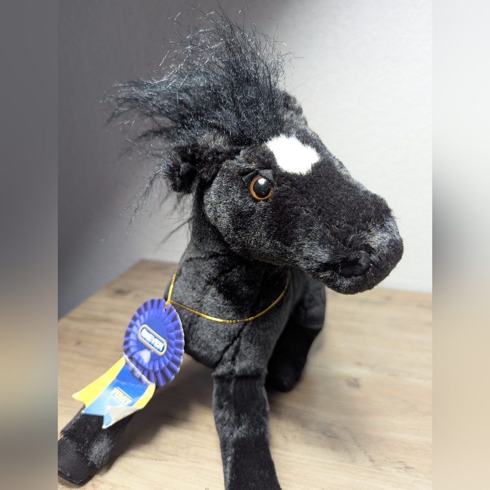 Breyer Black & White Pepper Stuffed   Pony